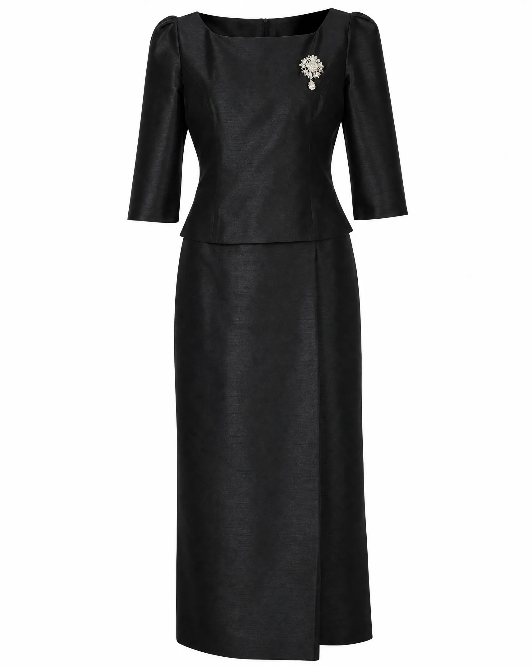 The Kanya Thai Silk Set (Onyx Black) - Image 6