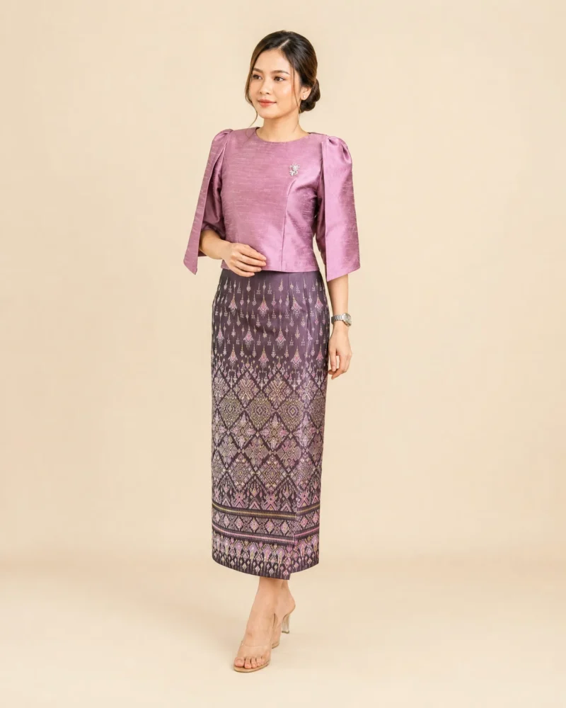 The Phka Thai Silk Set (Lotus Pink)