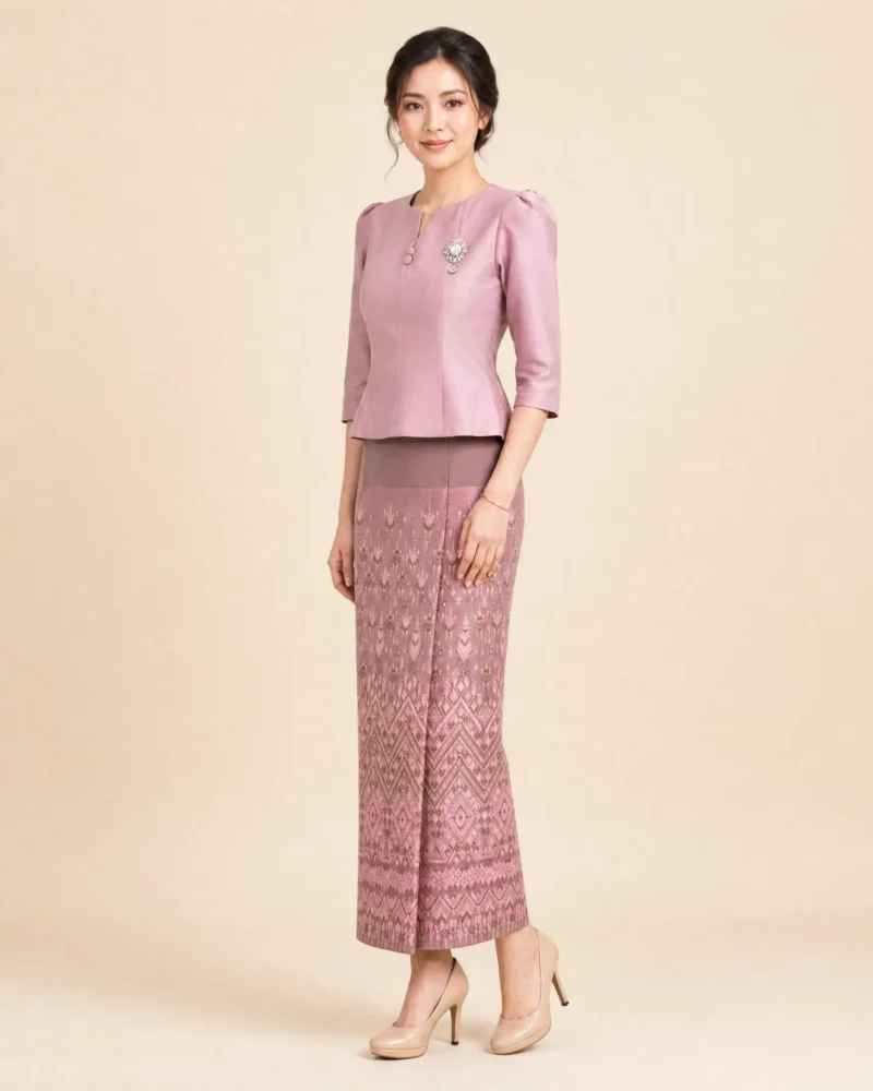 The Ubon Thai Silk Set (Blush Rose)