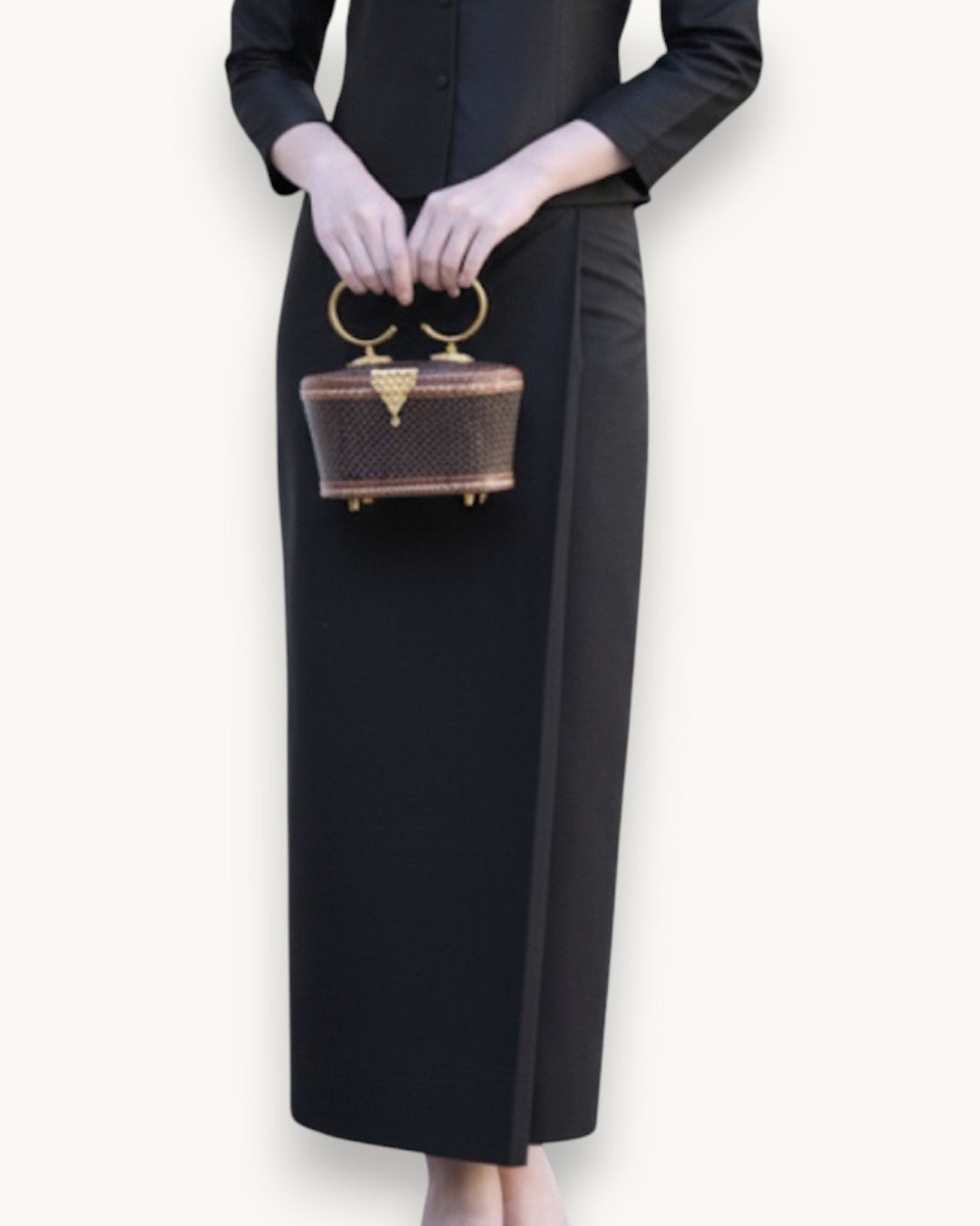 The Damri Thai Silk Set (Onyx Black) - Image 3