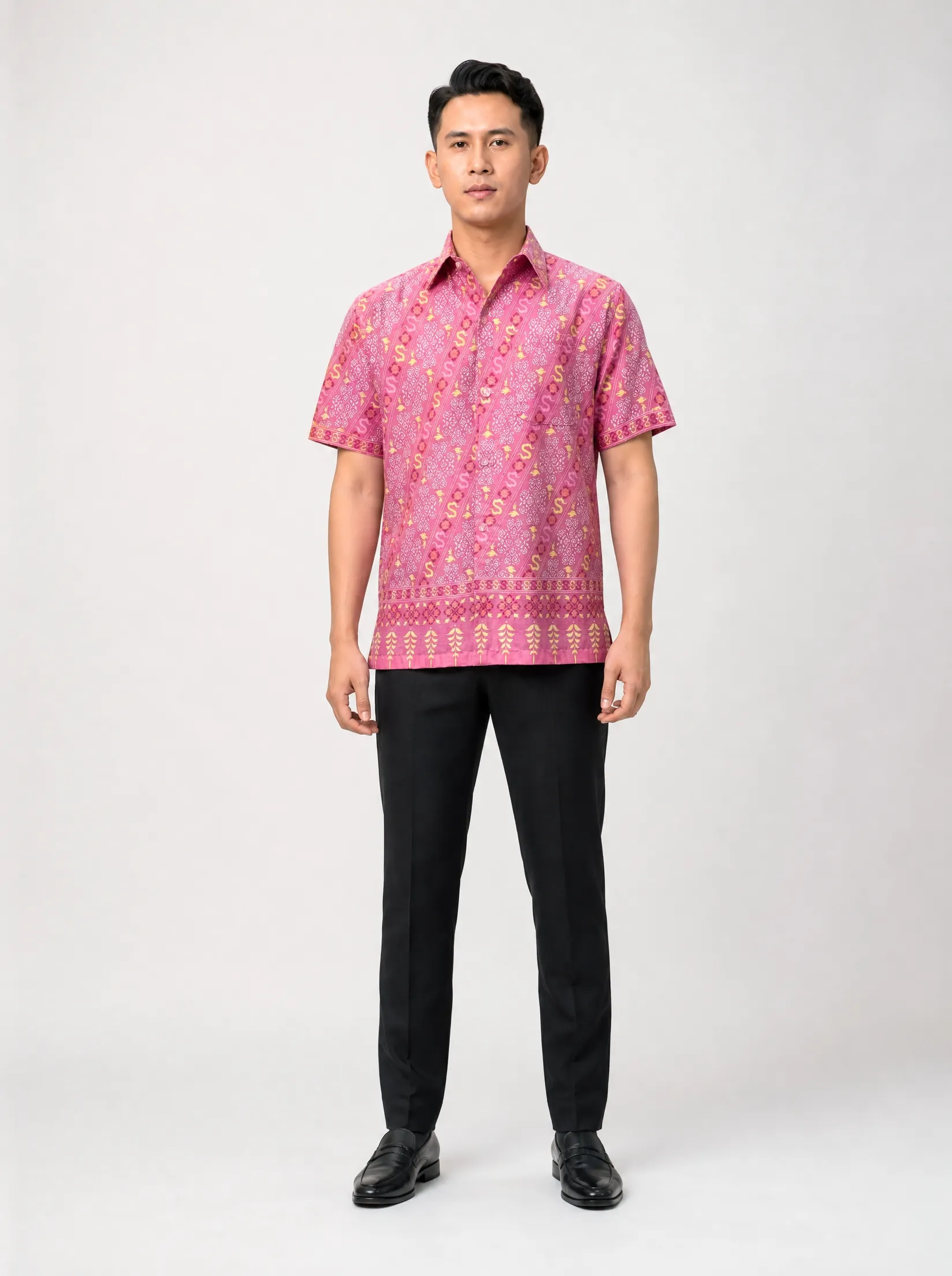 The Decha Thai Men's Lai Kho Shirt - Image 5
