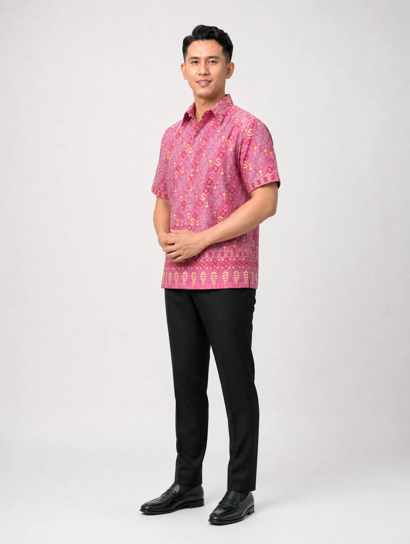 The Decha Thai Men's Lai Kho Shirt - Image 2