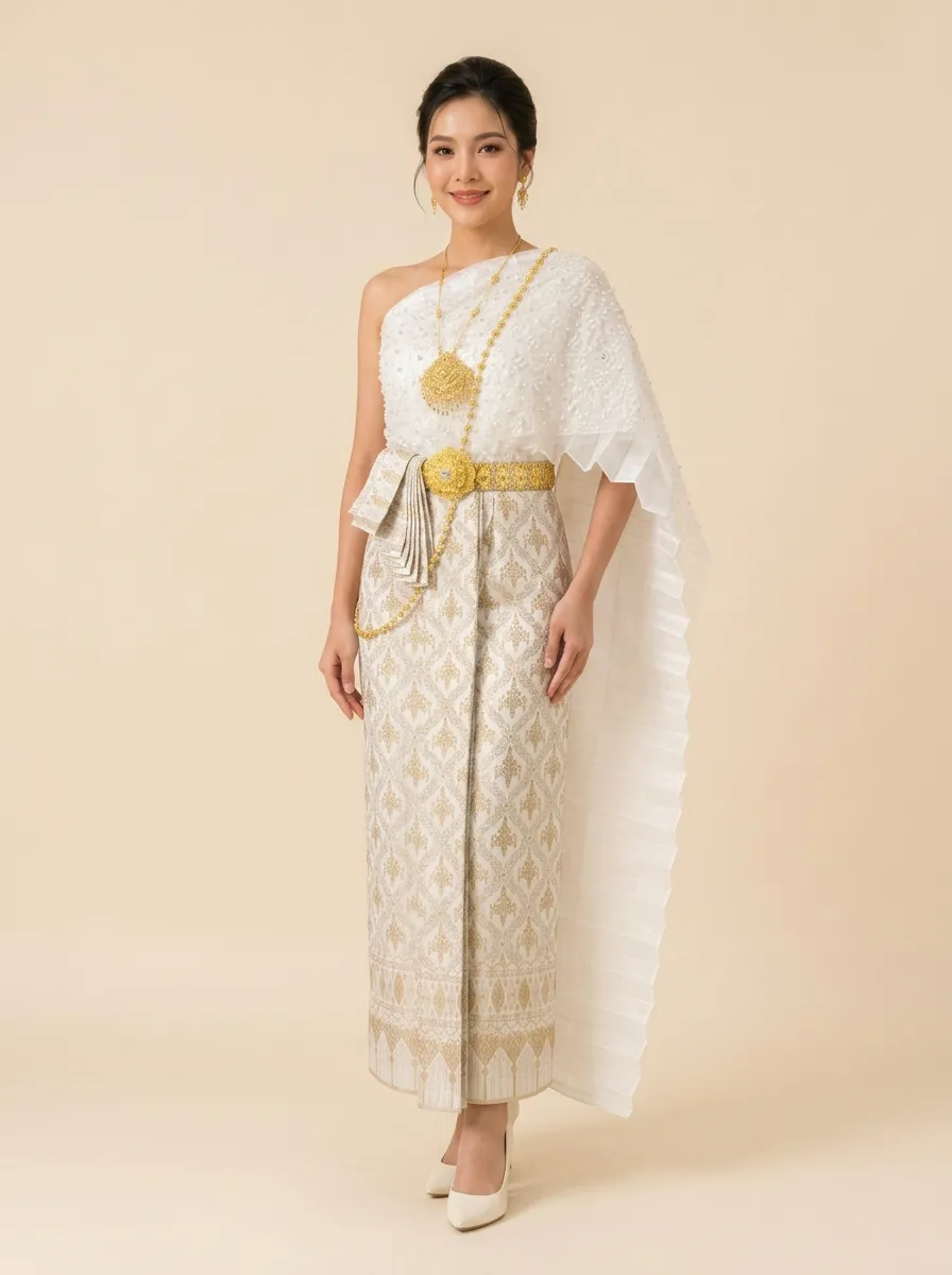 The Pimchanok Thai Sabai & Pha Sin Set (Chai Pattara) - Image 2