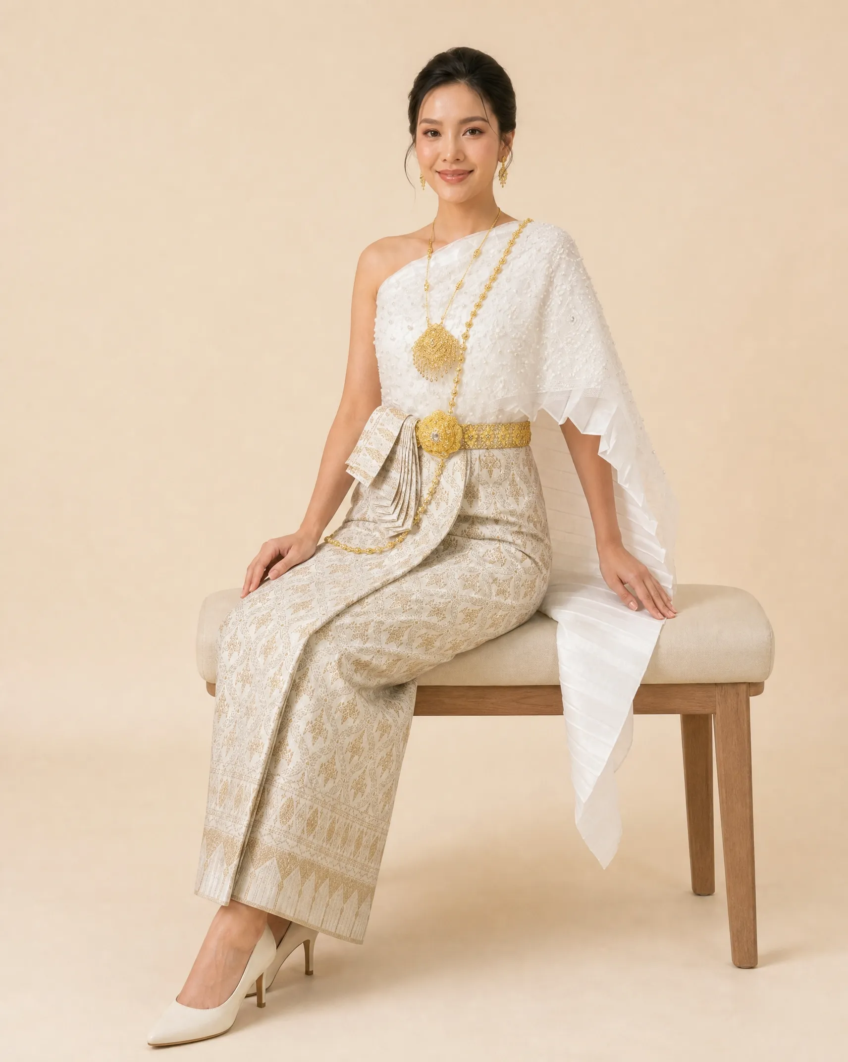 The Pimchanok Thai Sabai & Pha Sin Set (Chai Pattara) - Image 6