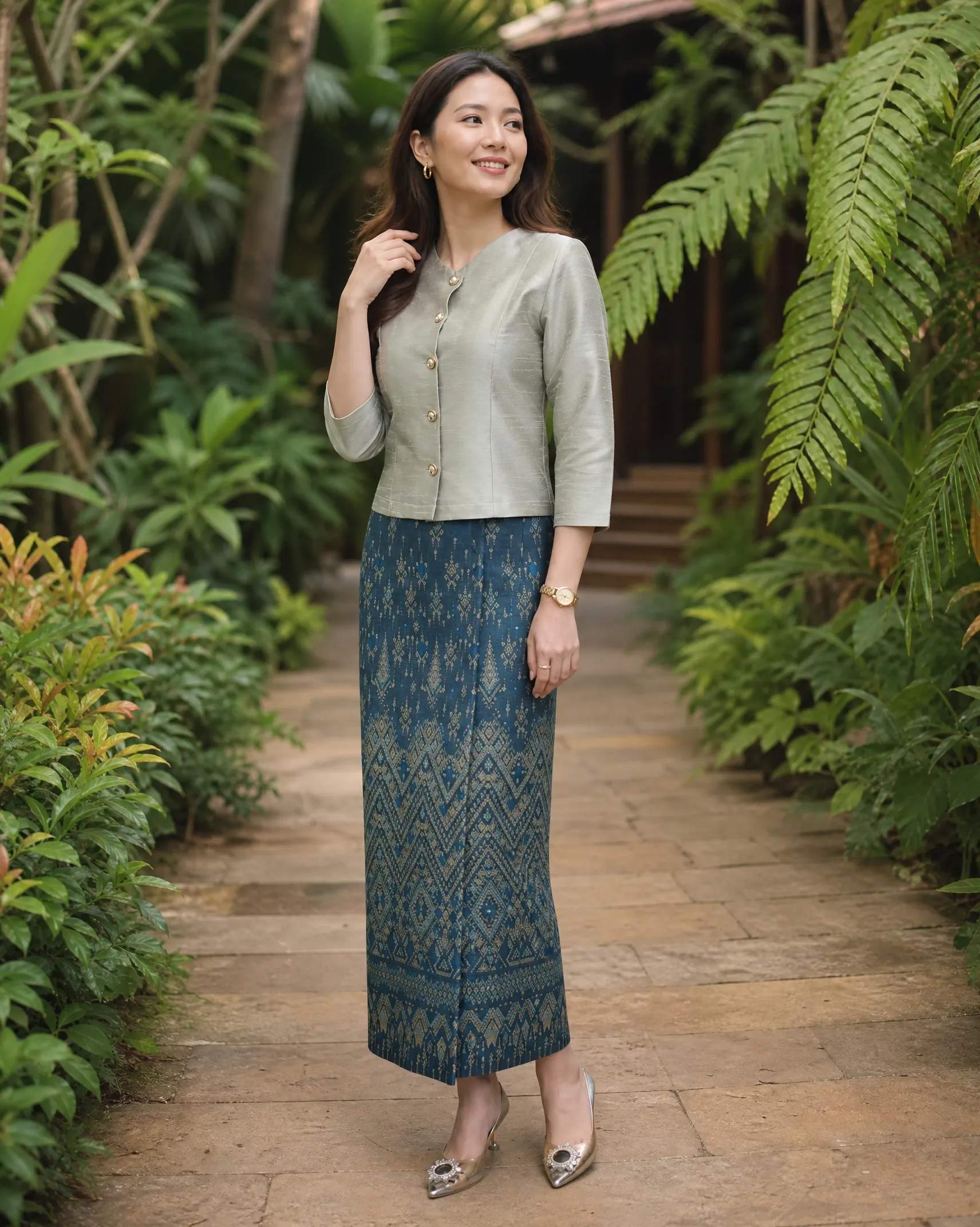 The Duangjai Thai Silk Ruean Ton Set - Image 5