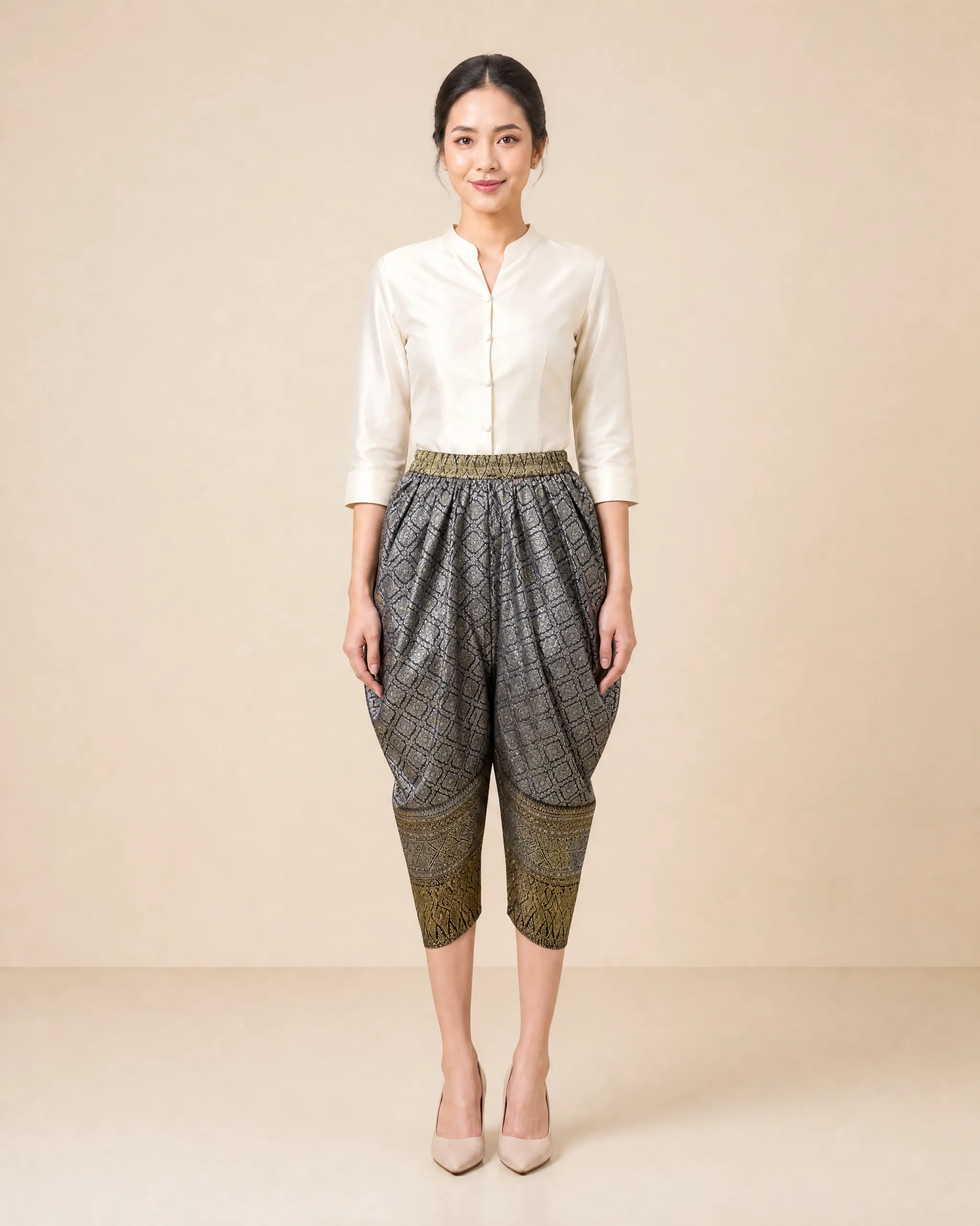 The Orachorn Thai Chong Kraben — Phrae Kaew Silk - Image 3