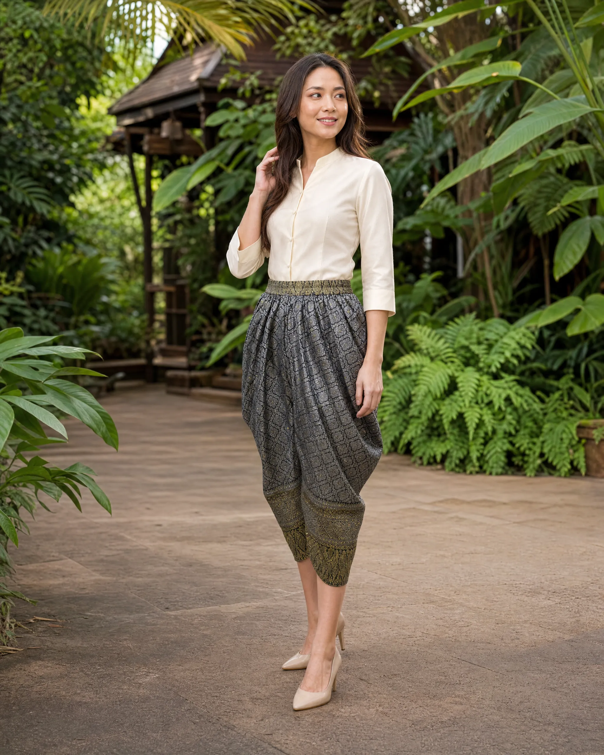 The Orachorn Thai Chong Kraben — Phrae Kaew Silk - Image 2