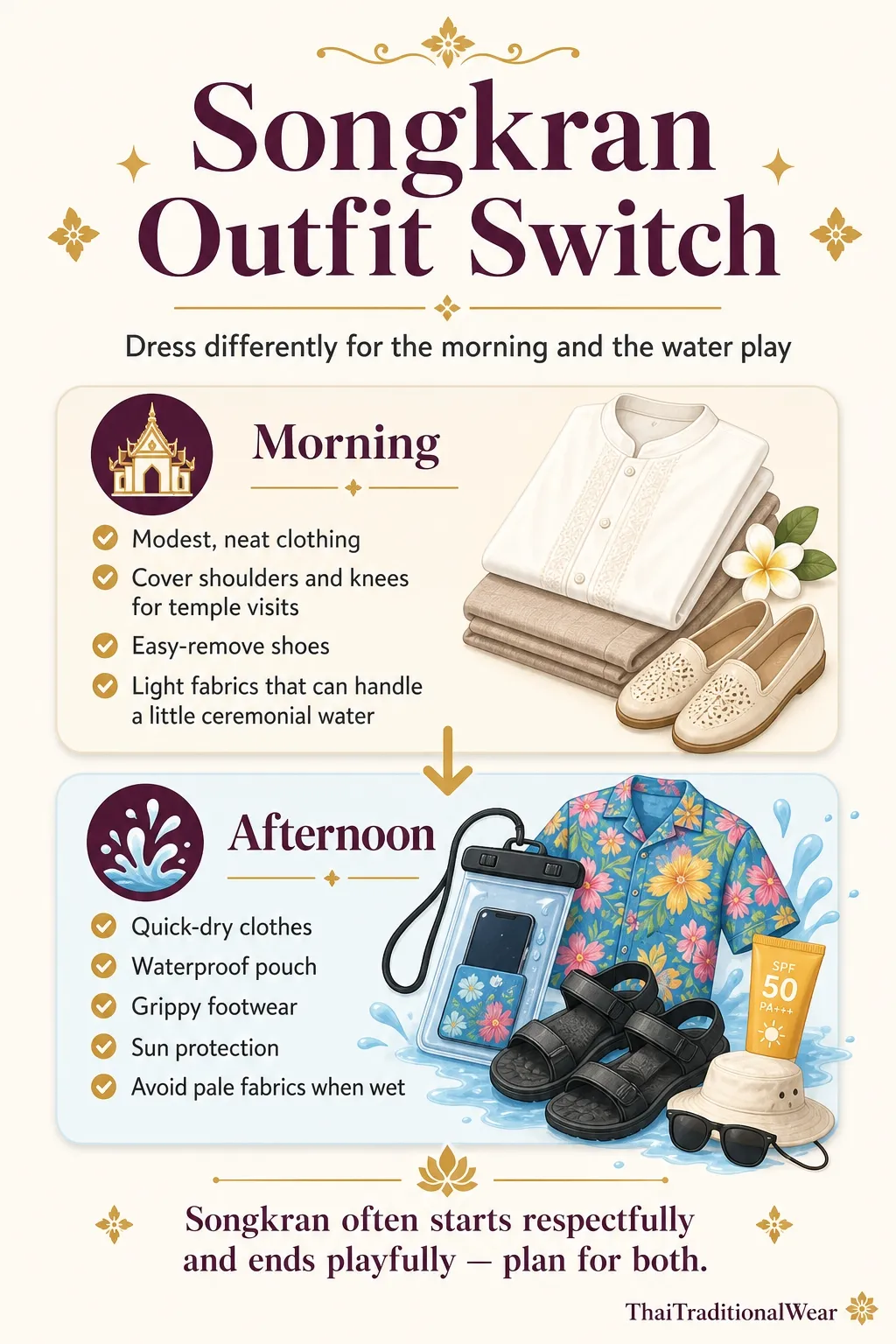 songkran outfit switch