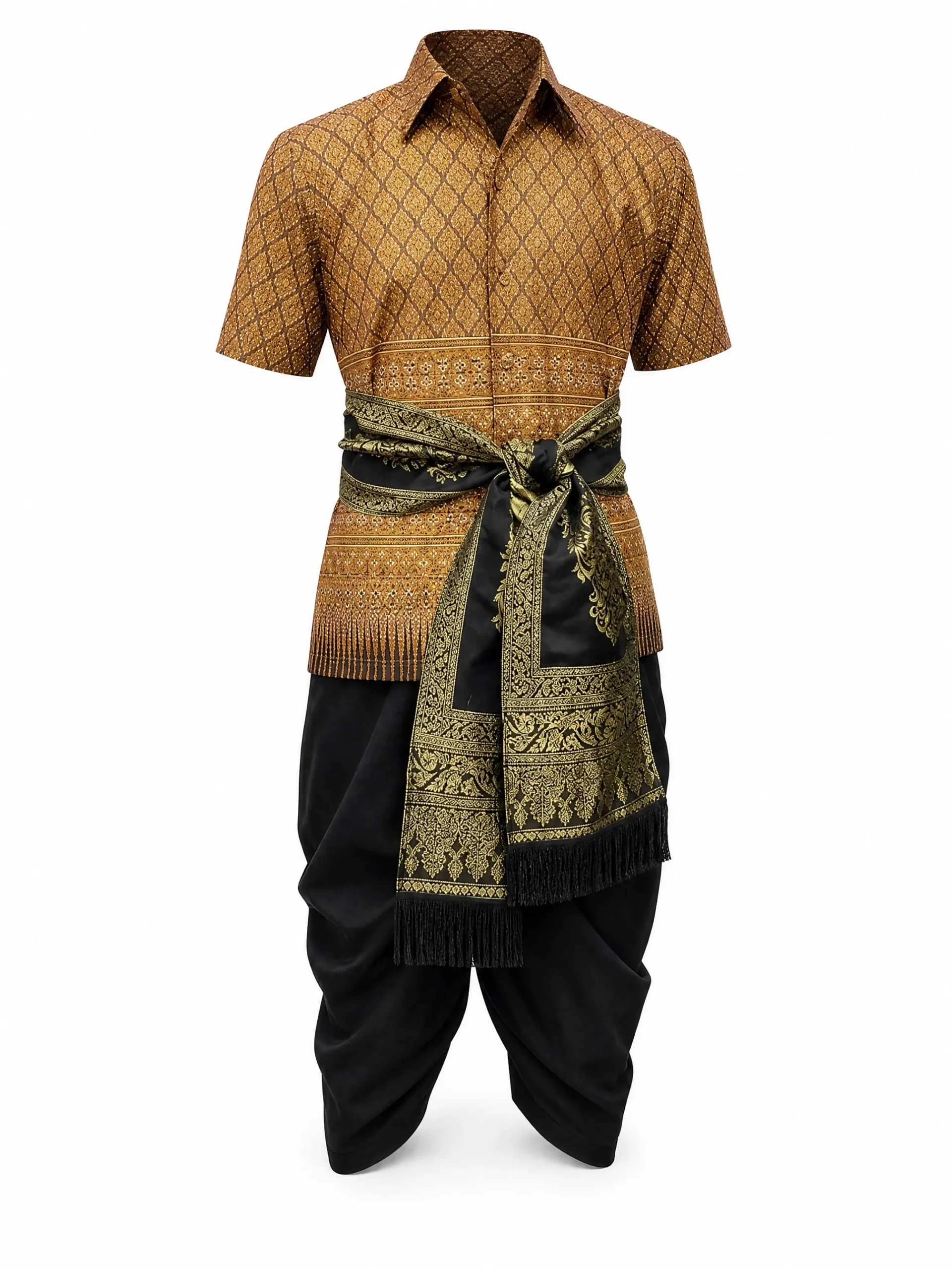 The Det Printed Chut Thai — Elephant Sash (Men's Set) - Image 7