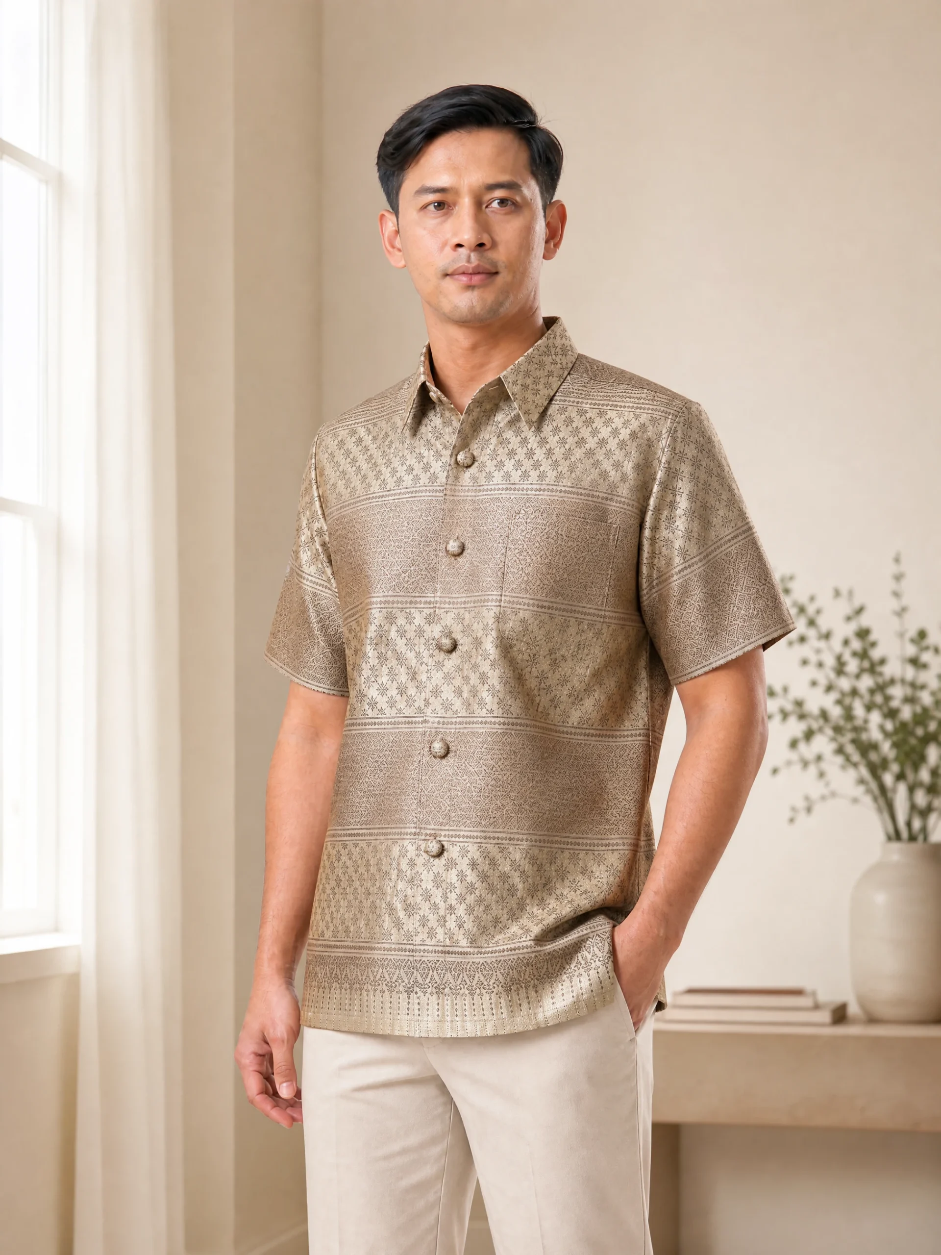 The Narin Thai Collared Shirt - Image 6