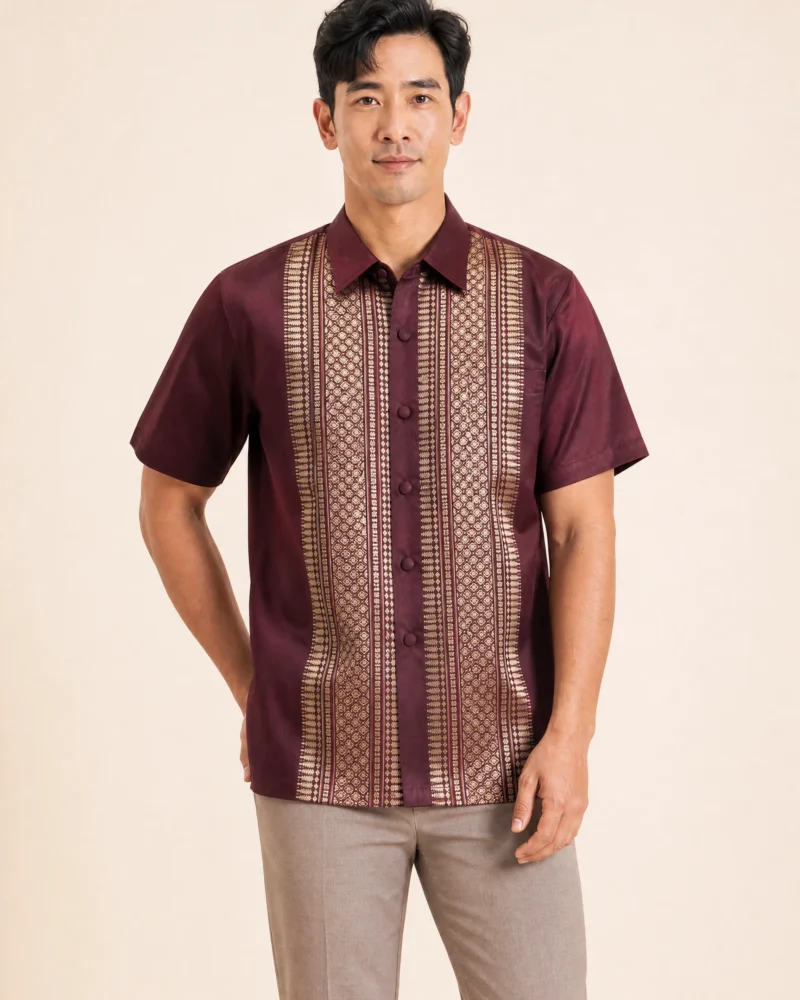 The Chatri Thai Collared Shirt