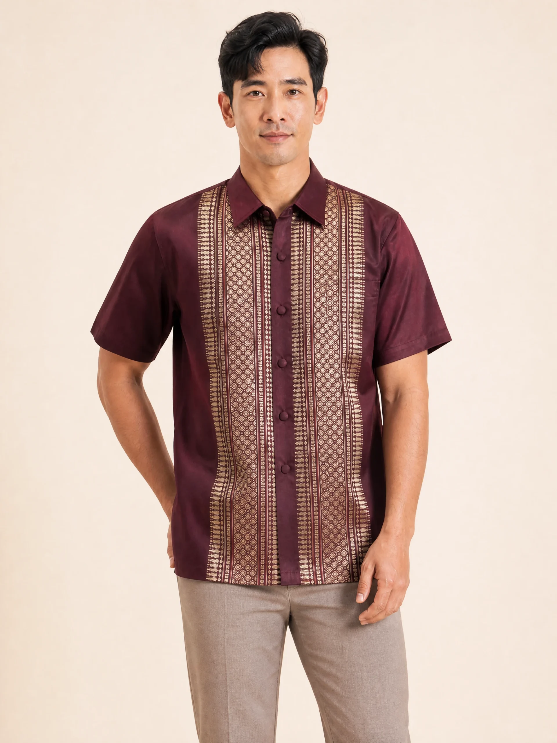 The Chatri Thai Collared Shirt