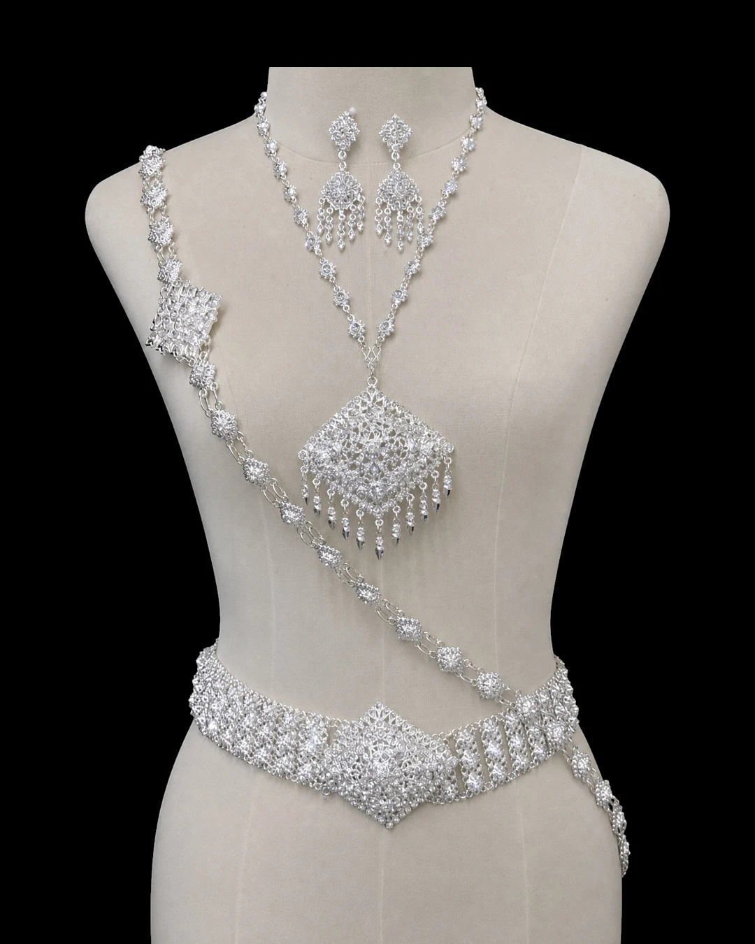The Araya Silver Thai Bridal Jewellery Set