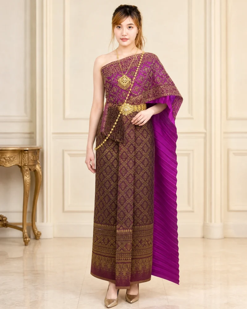 The Lalita Three-Piece Thai Sabai Set