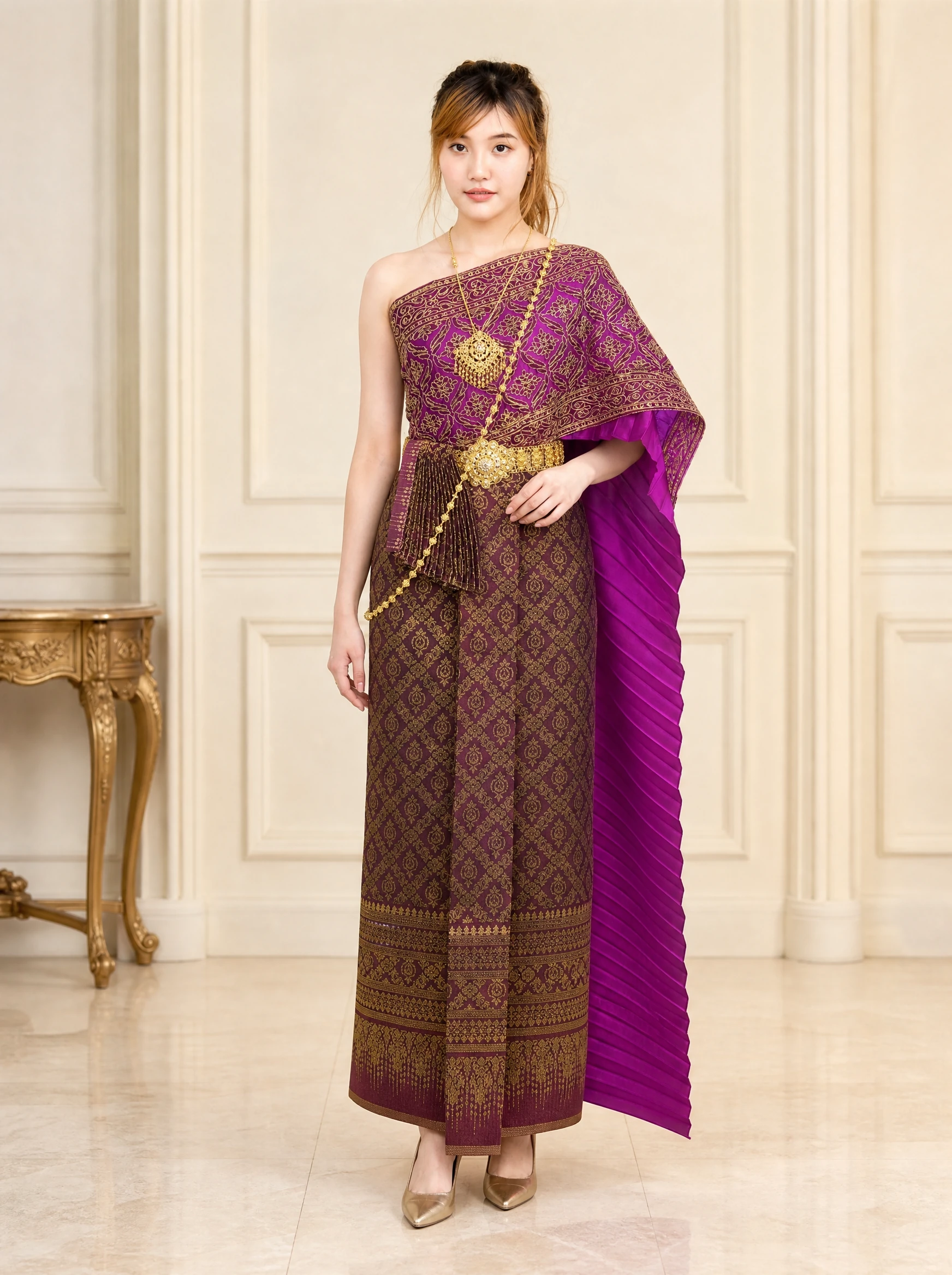 The Lalita Three-Piece Thai Sabai Set