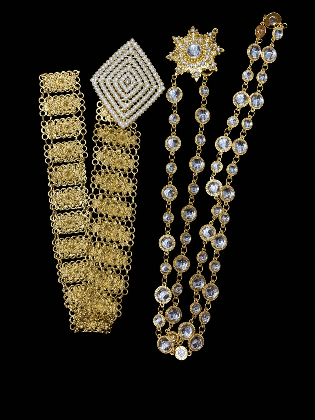 Men's Thai Belt & Sangwan Jewellery Set