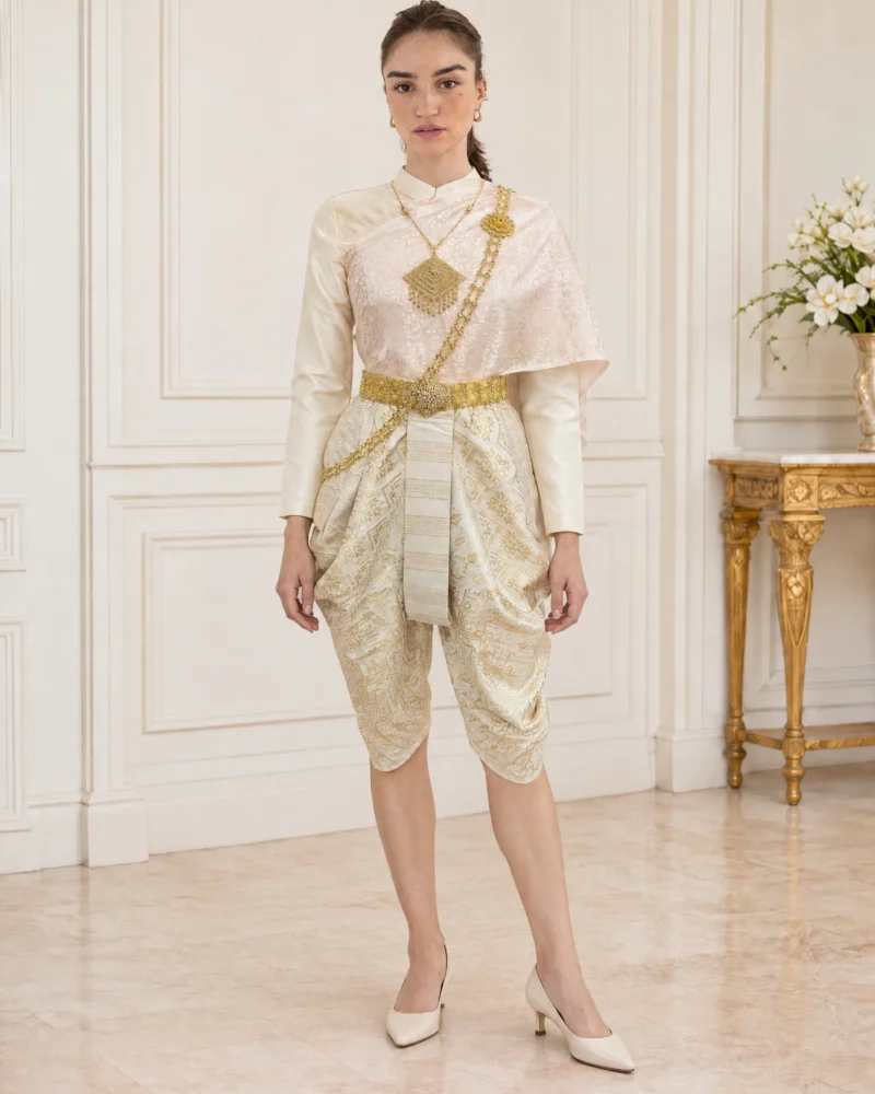 Sirilak Thai Blouse, Chong Kraben & Sabai Set