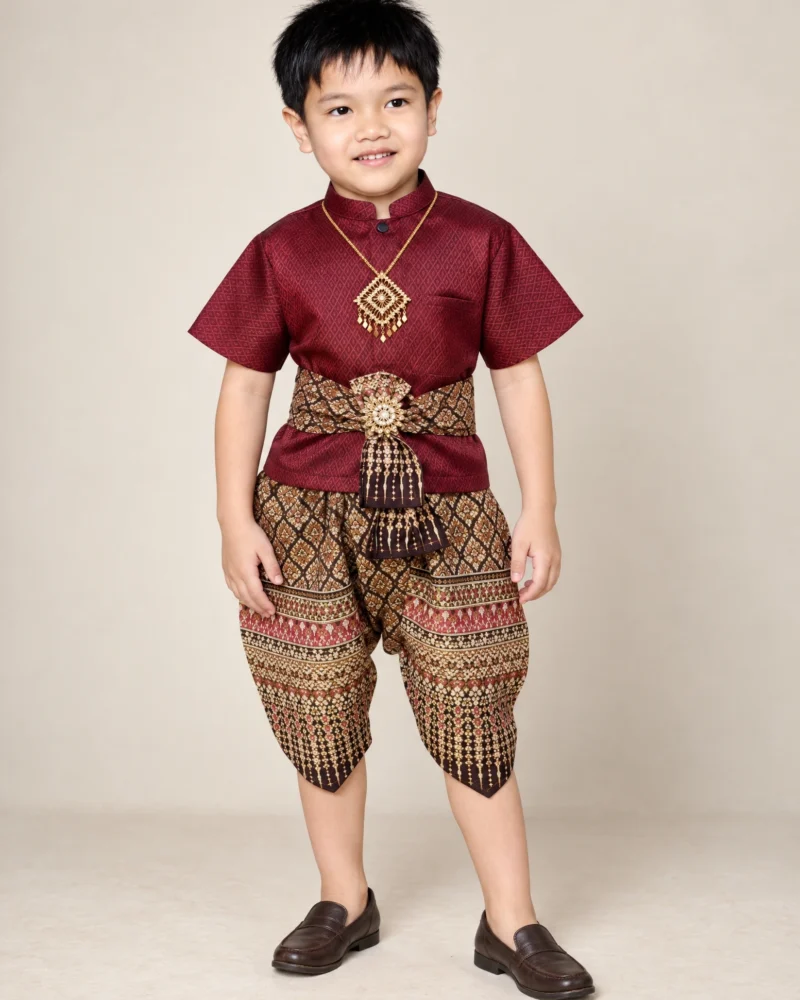 kittiphat burgundy brown front