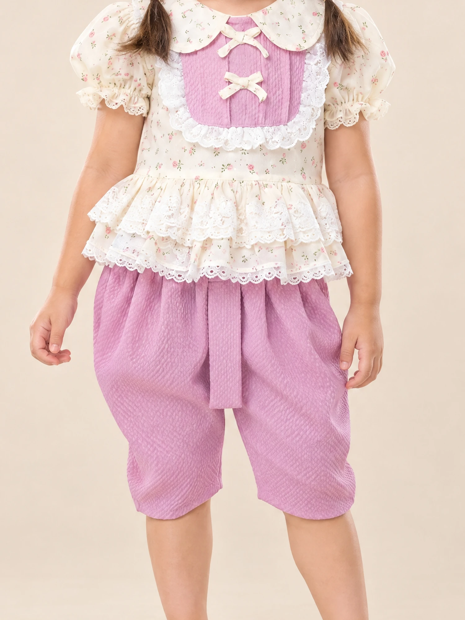 Pimrada Girls' Blouse & Chong Kraben Thai Set - Image 3