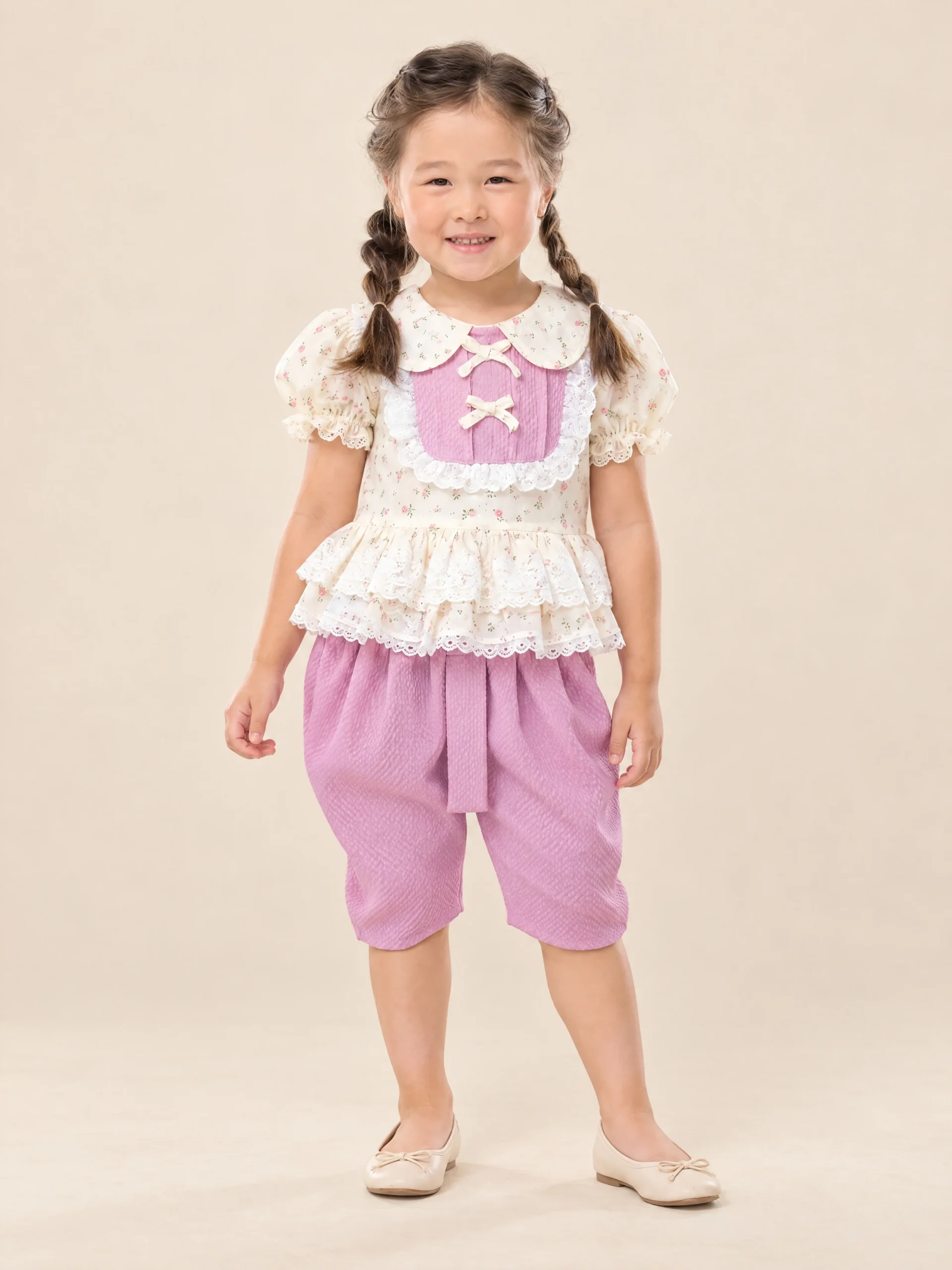 Pimrada Girls' Blouse & Chong Kraben Thai Set