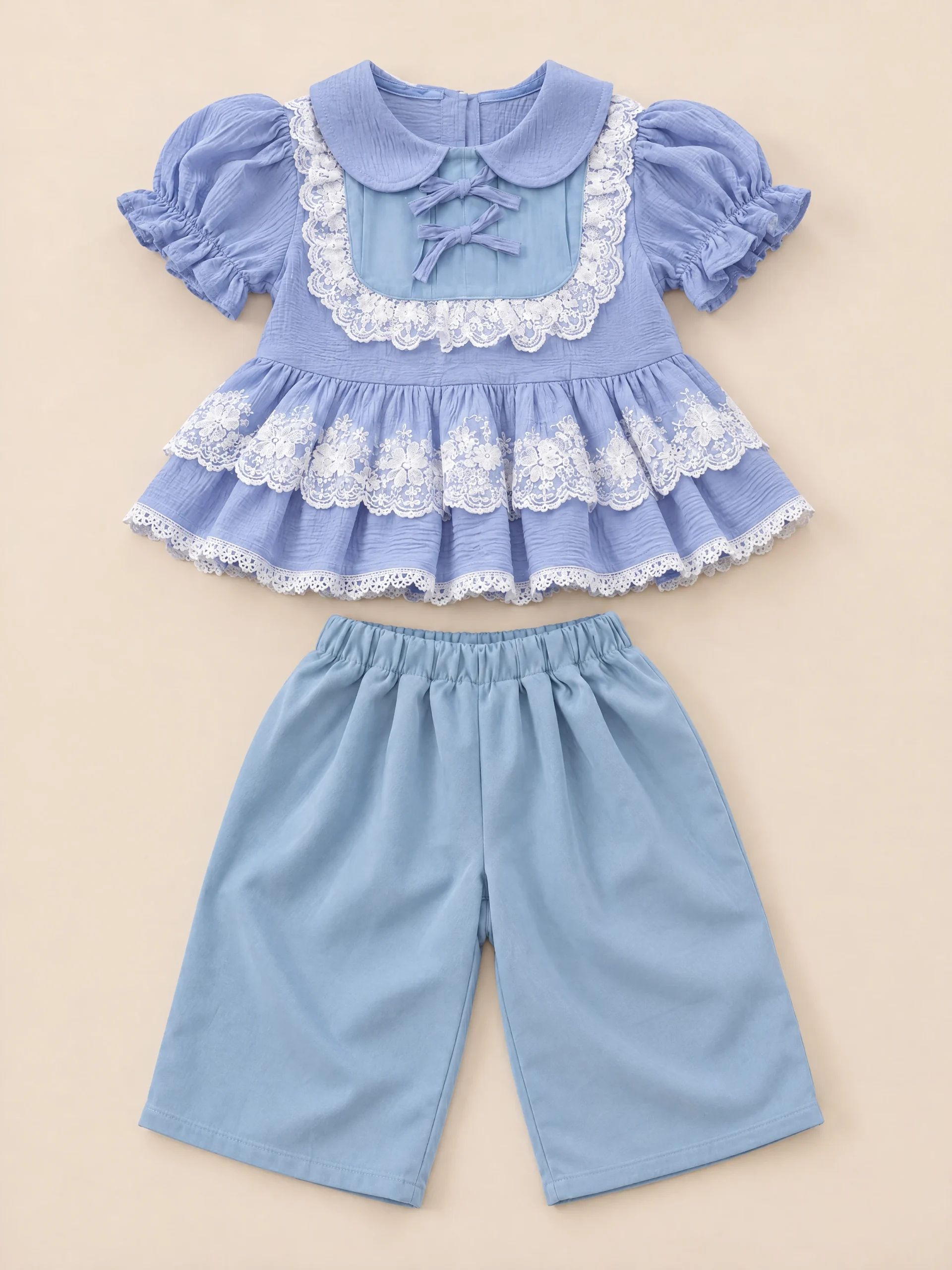 Sirinapa Girls' Thai Blouse & Chong Kraben Set - Image 16