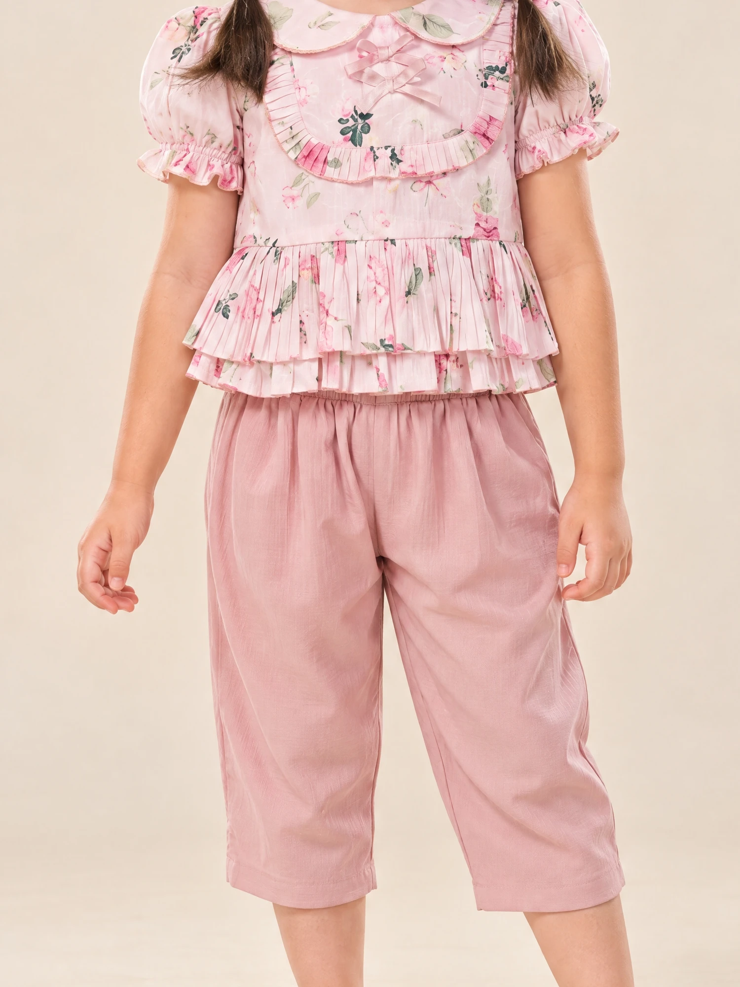 Sirinapa Girls' Thai Blouse & Chong Kraben Set - Image 27