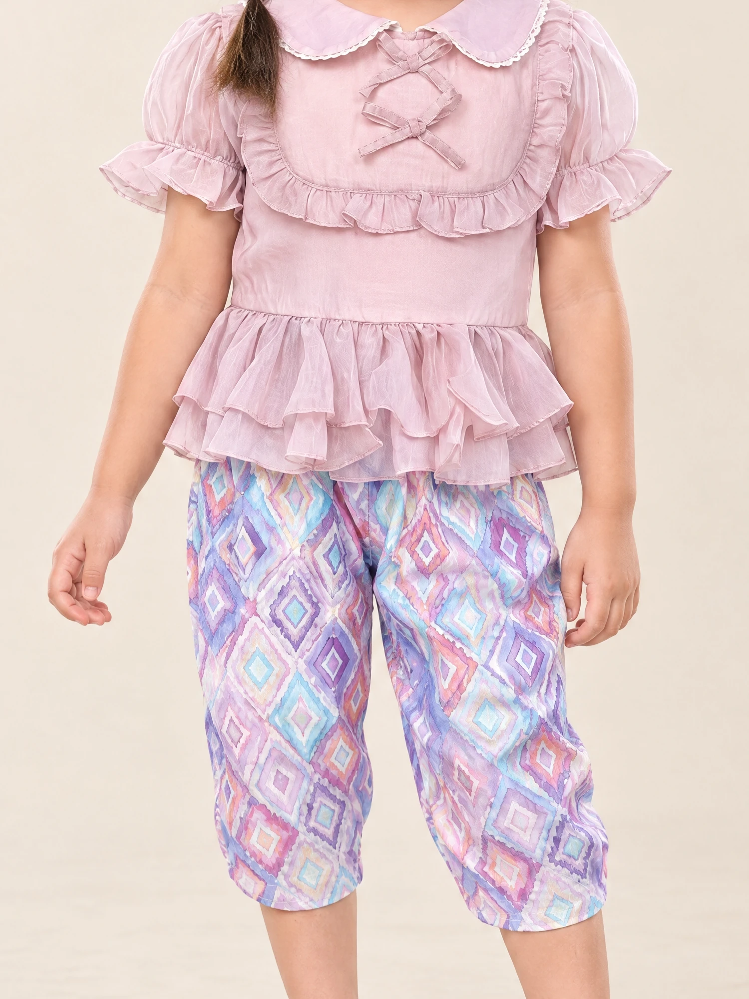 Sirinapa Girls' Thai Blouse & Chong Kraben Set - Image 11